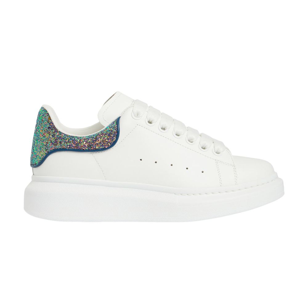 Pre-owned Alexander Mcqueen Wmns Oversized Sneaker 'white Glitter' | Women's Size 35