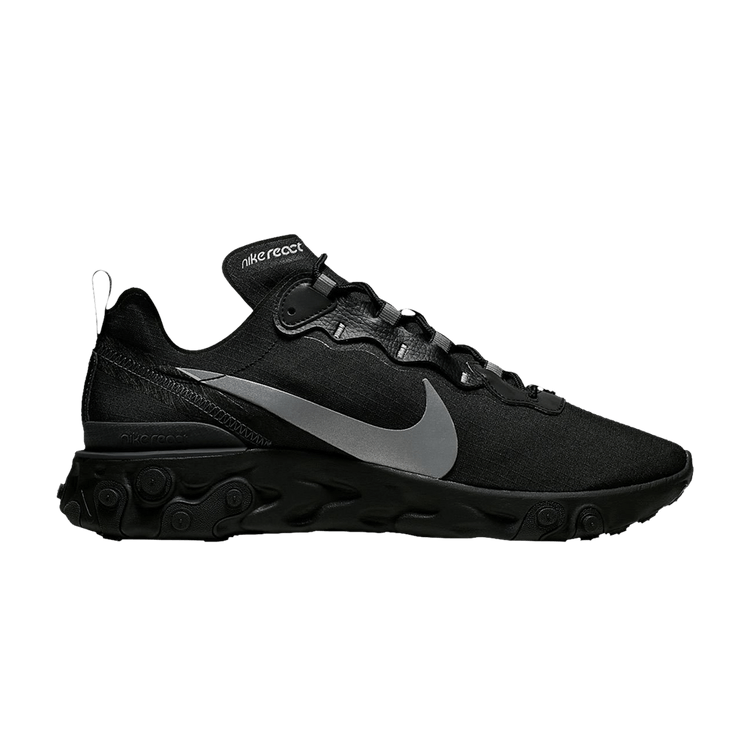 Nike black reflective shoes clearance