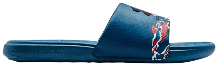 Under Armour Ansa Graphic Slide Deep Sea