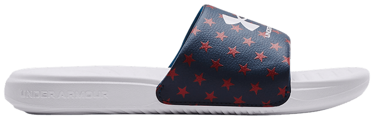 Under Armour Wmns Ansa Graphic Slide Academy Red