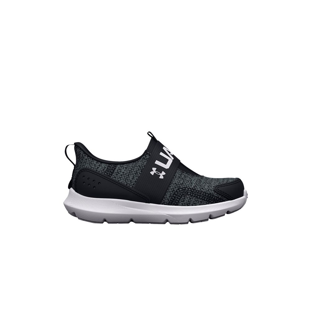 Pre-owned Under Armour Surge 3 Slip Td 'black White' | Infant Size 8