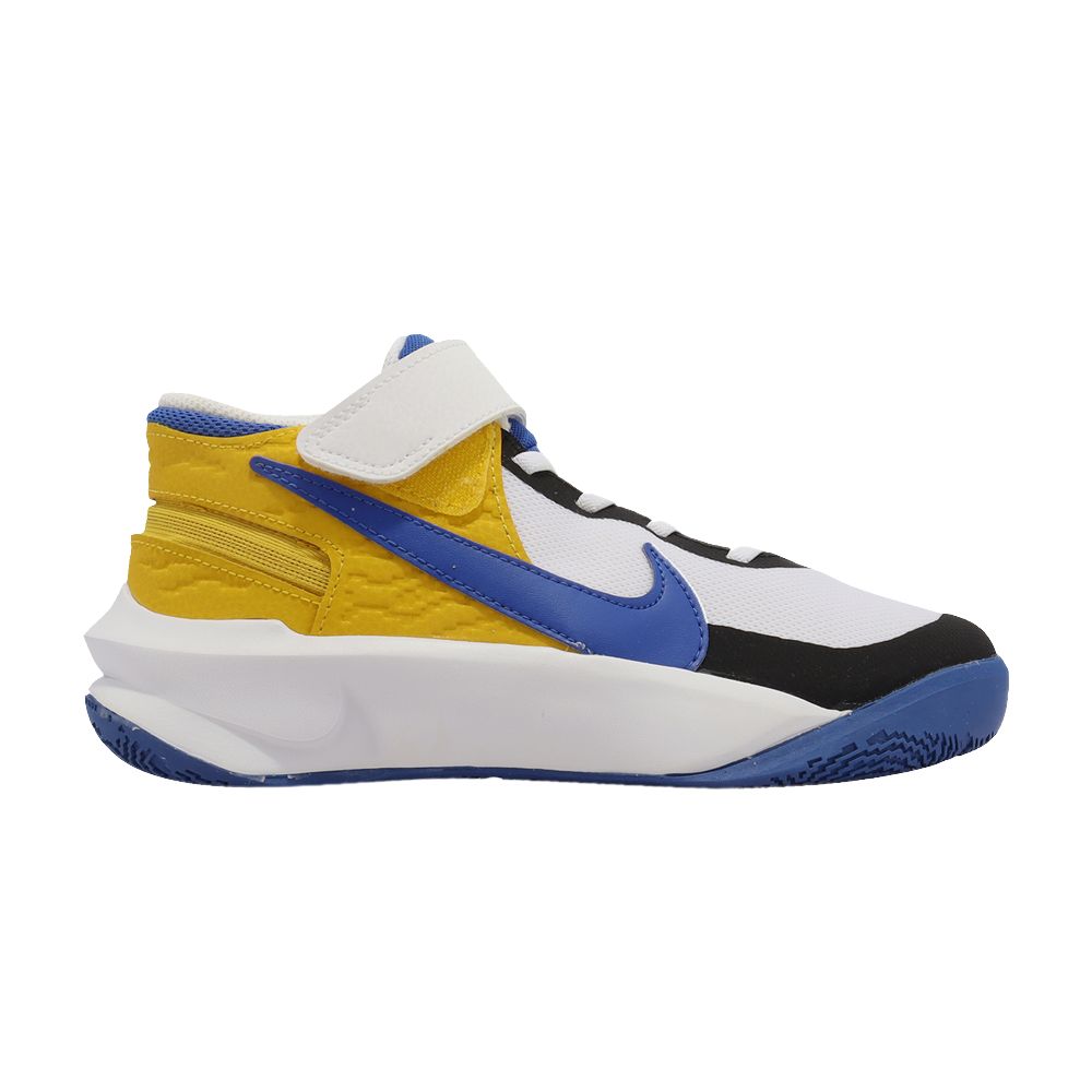 Nike Team Hustle D10 FlyEase GS 'White Game Royal' | Kid's Size 6.5