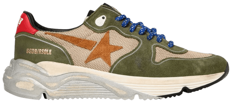 Golden Goose Running Sole Beige Light Green