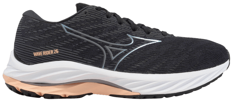 Mizuno Wmns Wave Rider 26 Super Wide Dark Grey