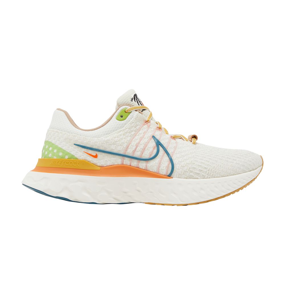 Nike React Infinity Run Flyknit 3 'Sail Hot Curry' | White | Men's Size 7.5