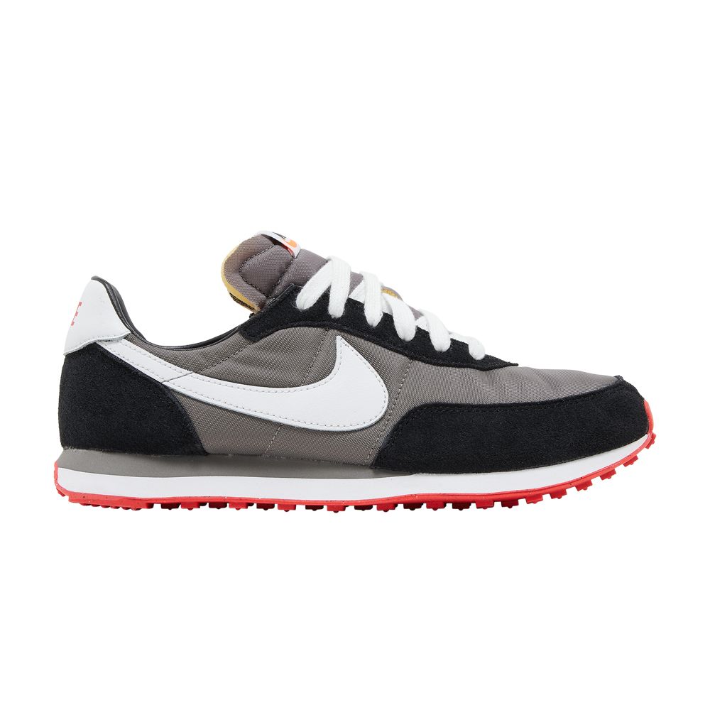 Pre-owned Nike Waffle Trainer 2 Gs 'flat Pewter Siren Red' | Grey | Kid's Size 3.5