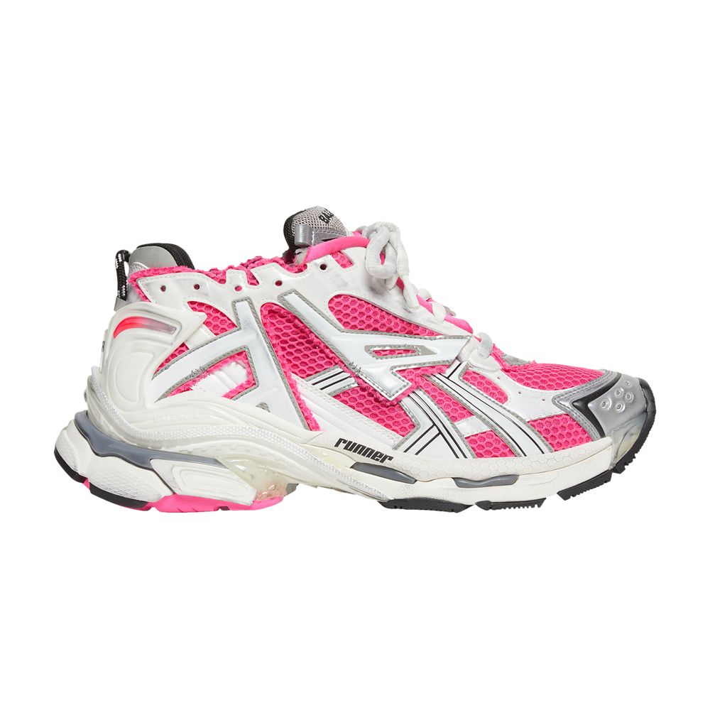 Balenciaga Wmns Runner Sneaker 'White Neon Pink' | Women's Size 35