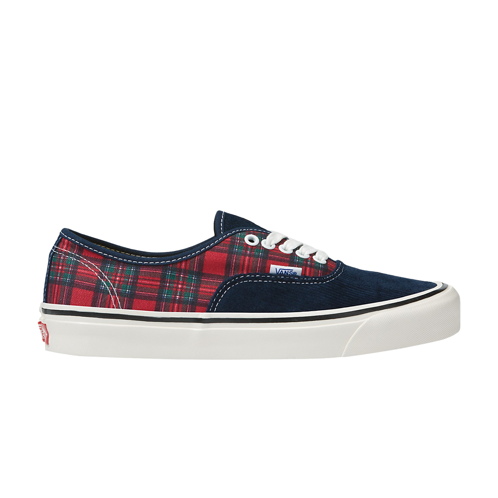 Pre-owned Vans Authentic 44 Dx 'anaheim Factory - Cord Plaid Multi' In Blue