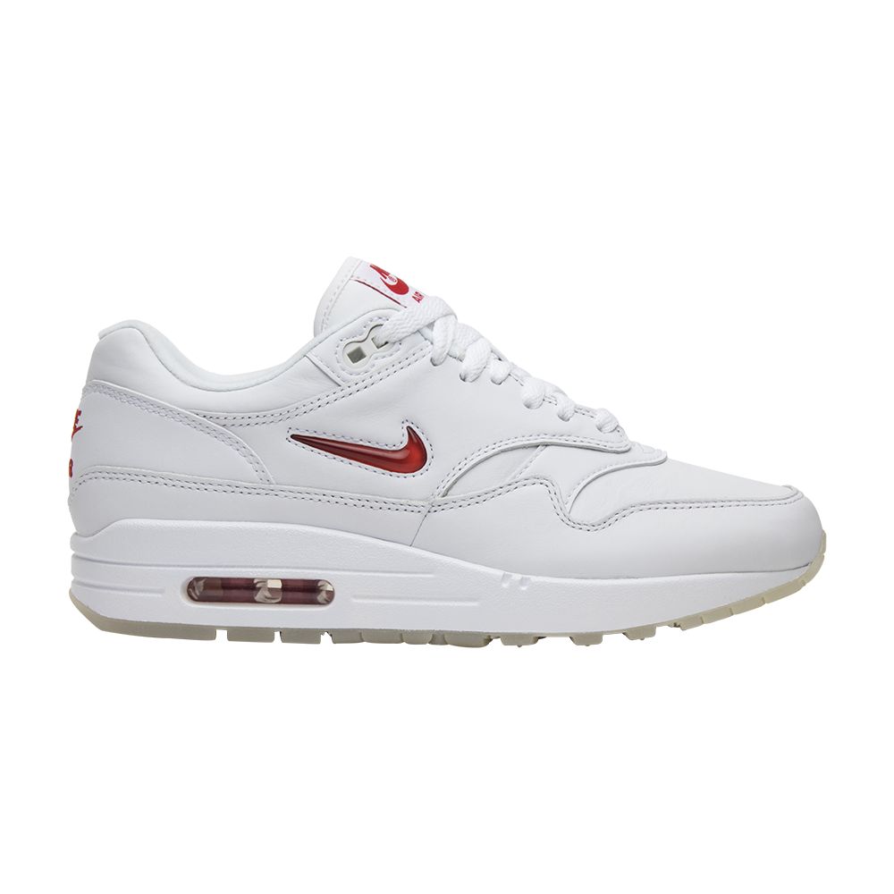 Nike Air Max 1 Premium SC Jewel 'White Red' | Men's Size 5