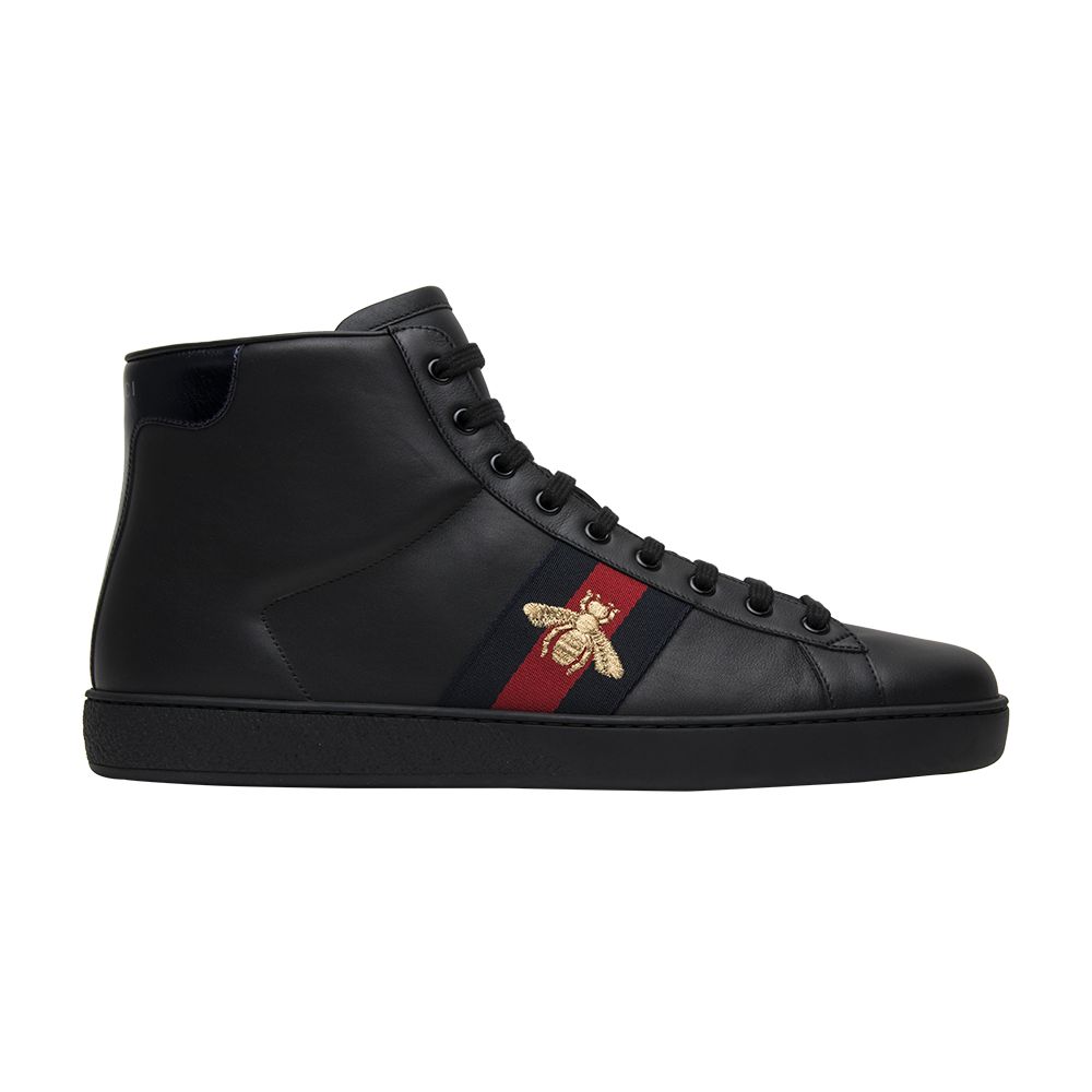 Gucci Ace High 'Bee' | Black | Men's Size 8