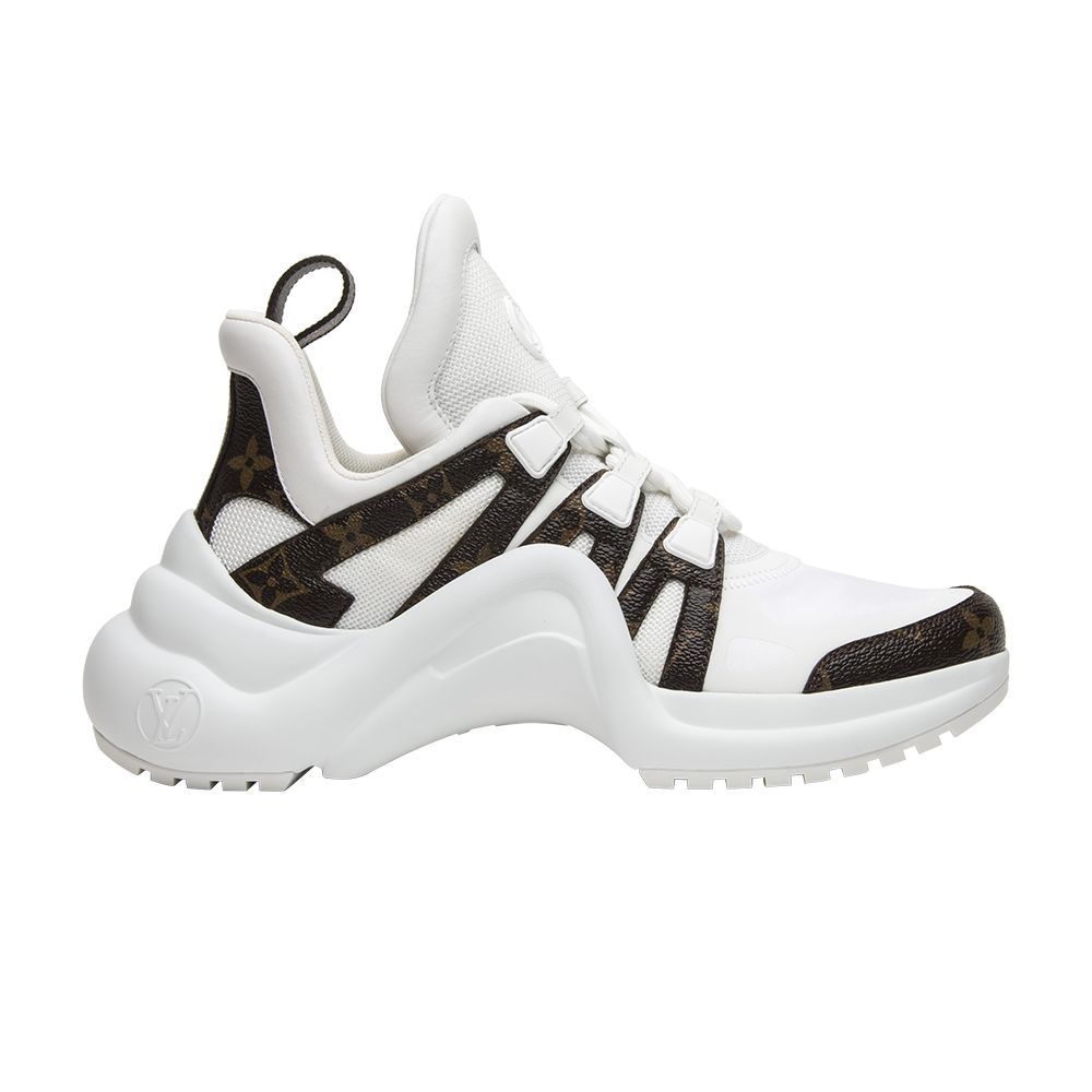 Pre-owned Louis Vuitton Wmns Archlight Sneaker 'white Brown'