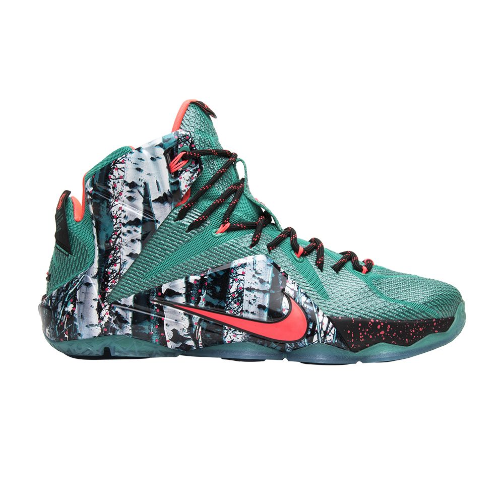 Nike LeBron 12 Xmas 'Akron Birch' | Green | Men's Size 11.5