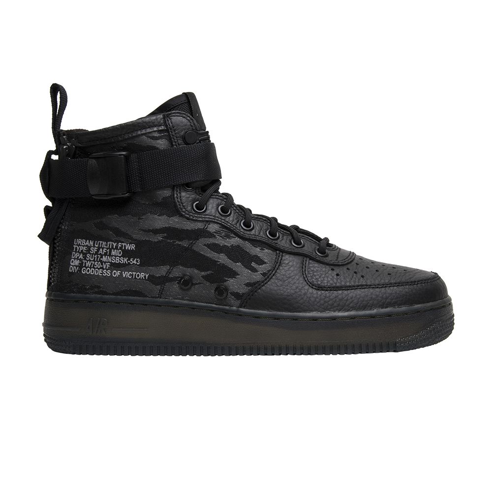 Nike SF Air Force 1 Mid 'Tiger Camo' | Black | Men's Size 5