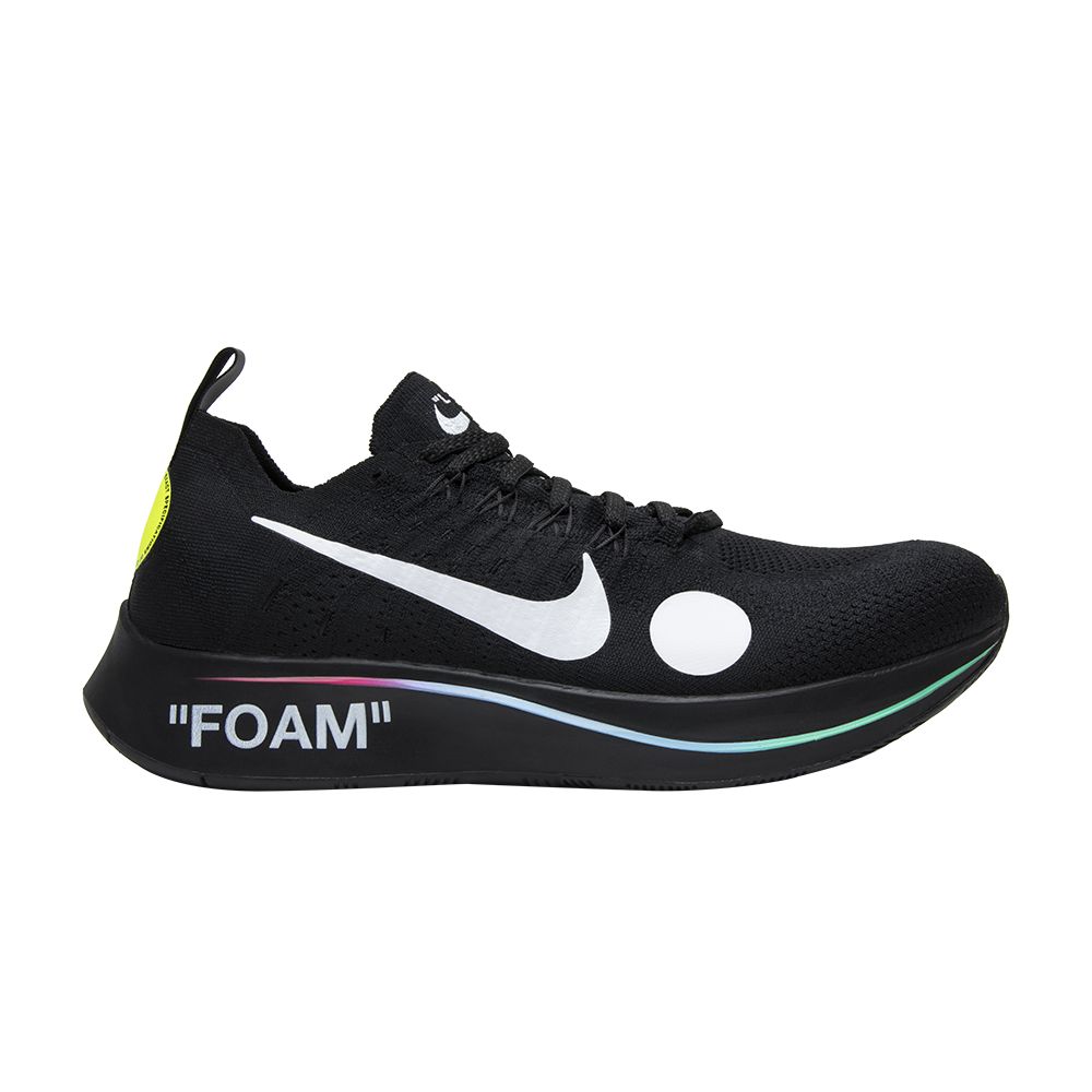 Nike Off-White x Zoom Fly Mercurial Flyknit 'Black' | Men's Size 7.5