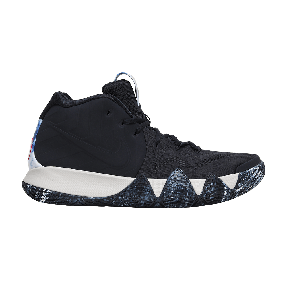 kyrie 4 black metallic silver