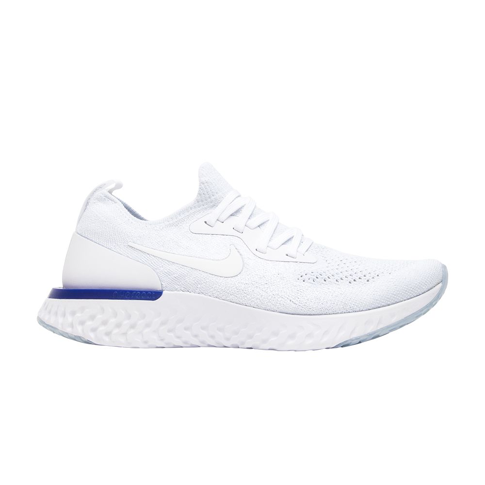 Nike Wmns Epic React Flyknit 'White Racer Blue' | Women's Size 7