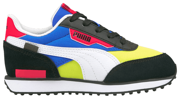 Puma Future Rider Play On Little Kid Black Ultra Blue