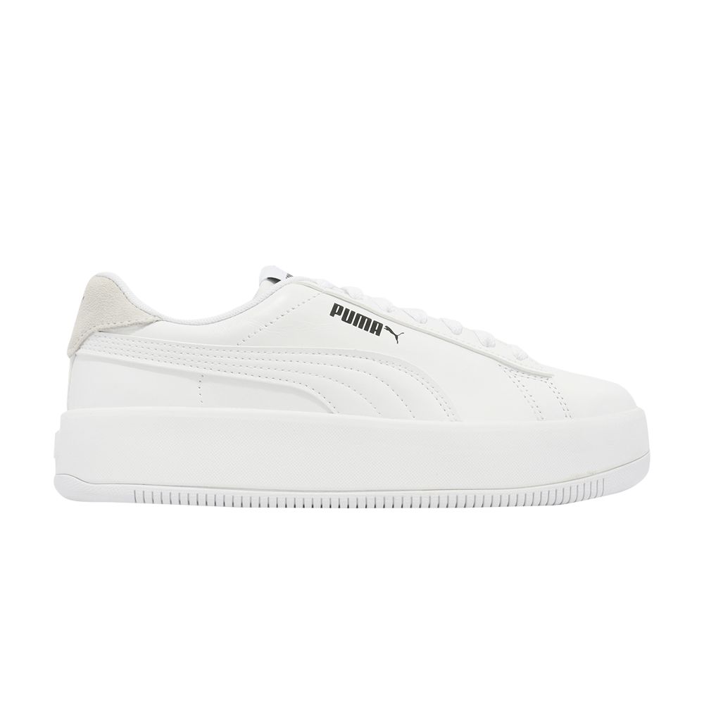 Puma Wmns Lily Platform Leather 'White' | Women's Size 6.5