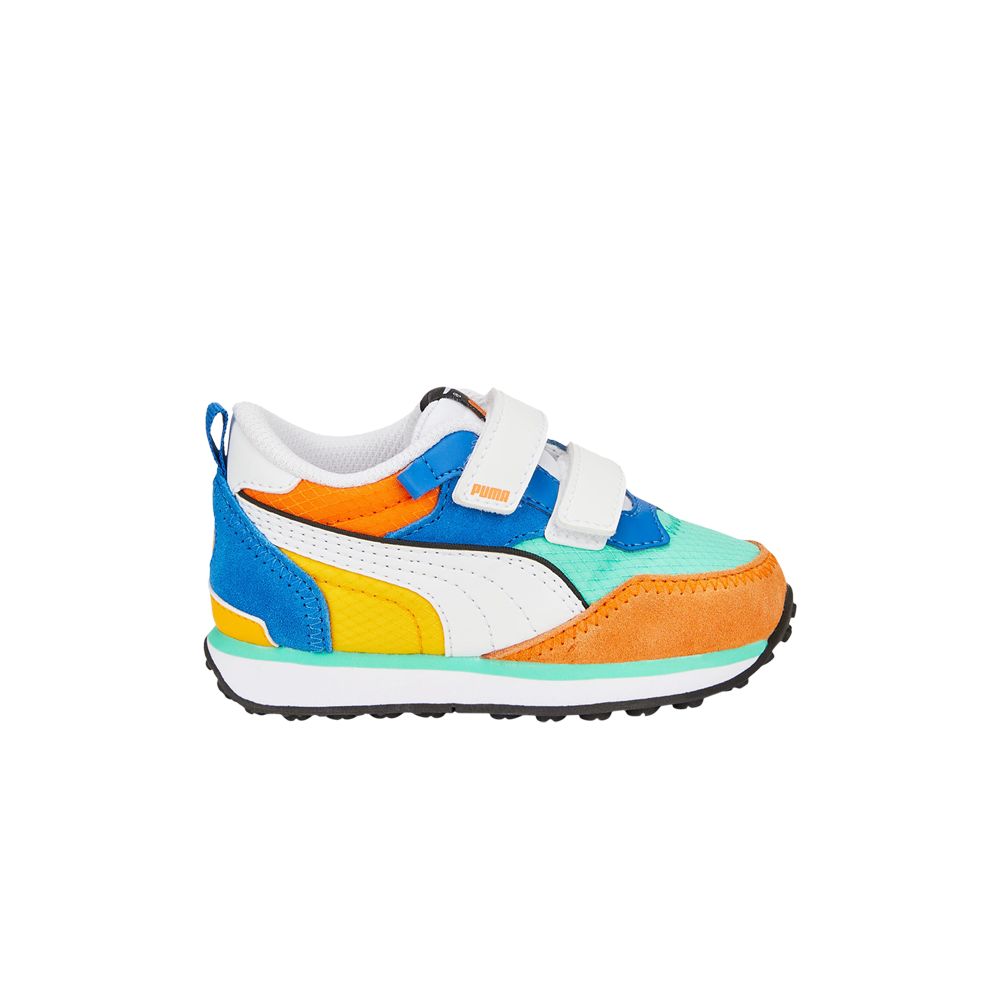Puma Rider FV Infant 'Biscay Green Vibrant Orange' | Infant Size 4 - 387413-01