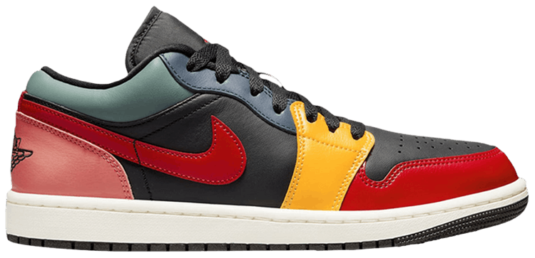 Wmns Air Jordan 1 Low SE Black Multi Color Sample