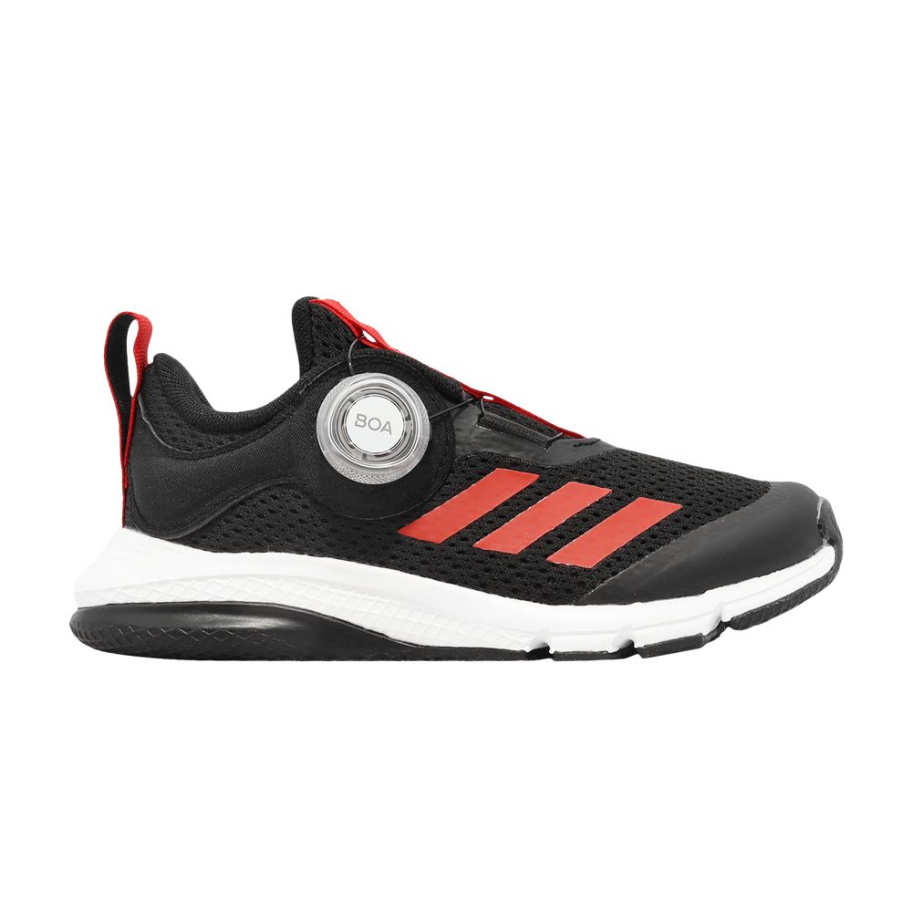 Pre-owned Adidas Originals Adidas Activeflex Boa K 'black Vivid Red' | Kid's Size 3