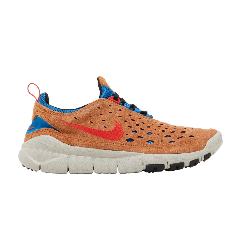 Nike Free Run Trail 'Dark Russet Blue Nebula' | Orange | Men's Size 8.5