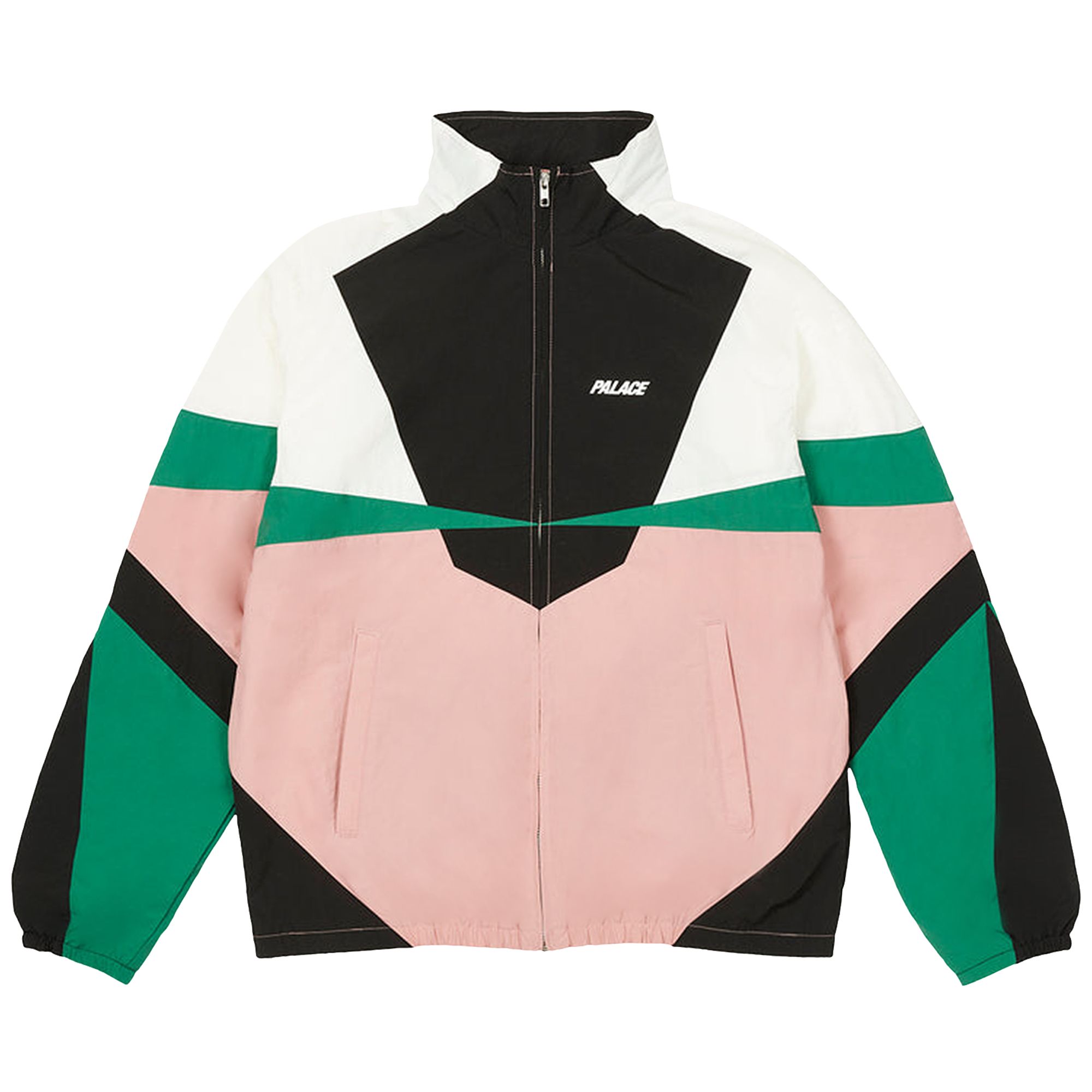 Pre owned Palace Panelled Shell Jacket pink In Multi color