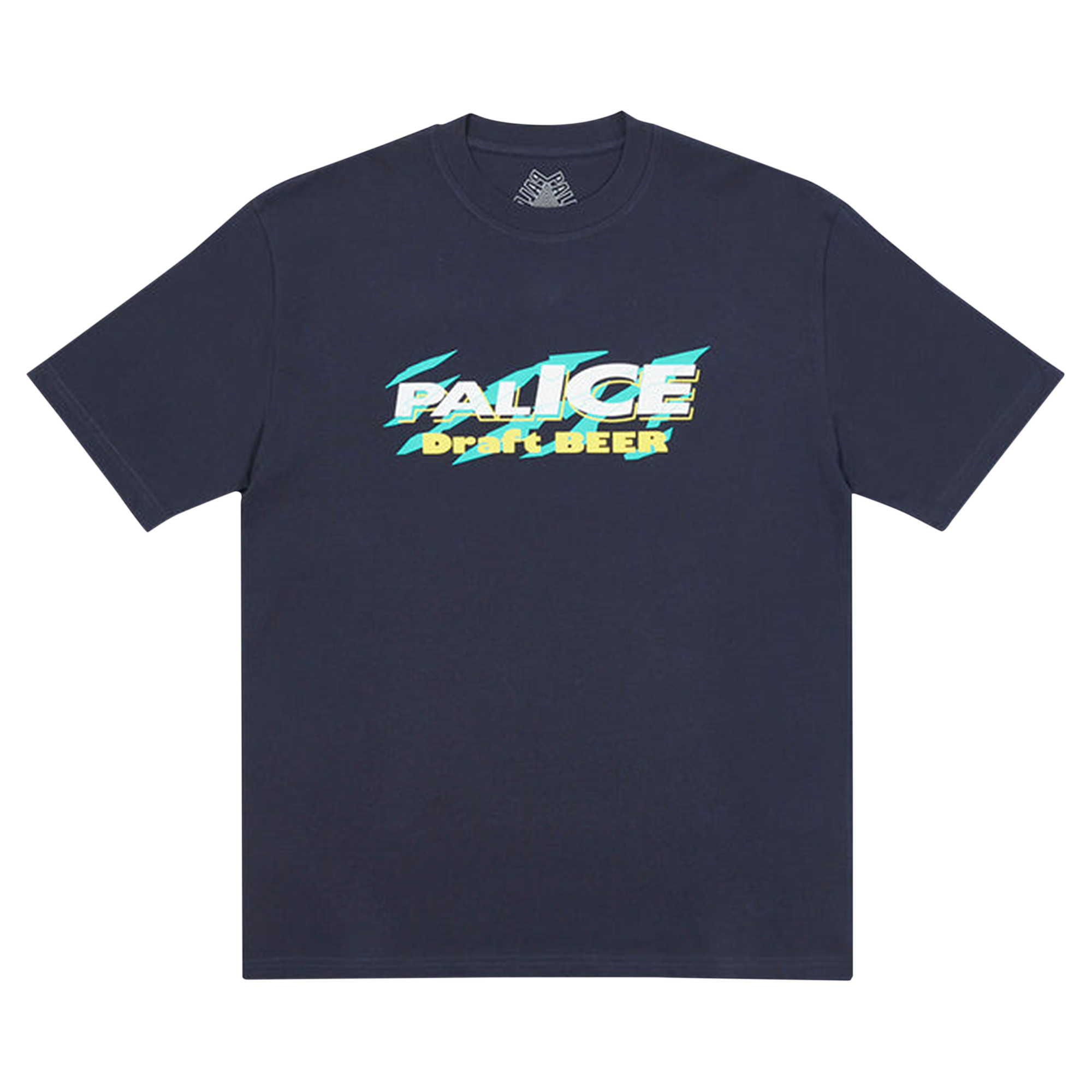 Pre-owned Palace Light Beer T-shirt 'navy' In Blue