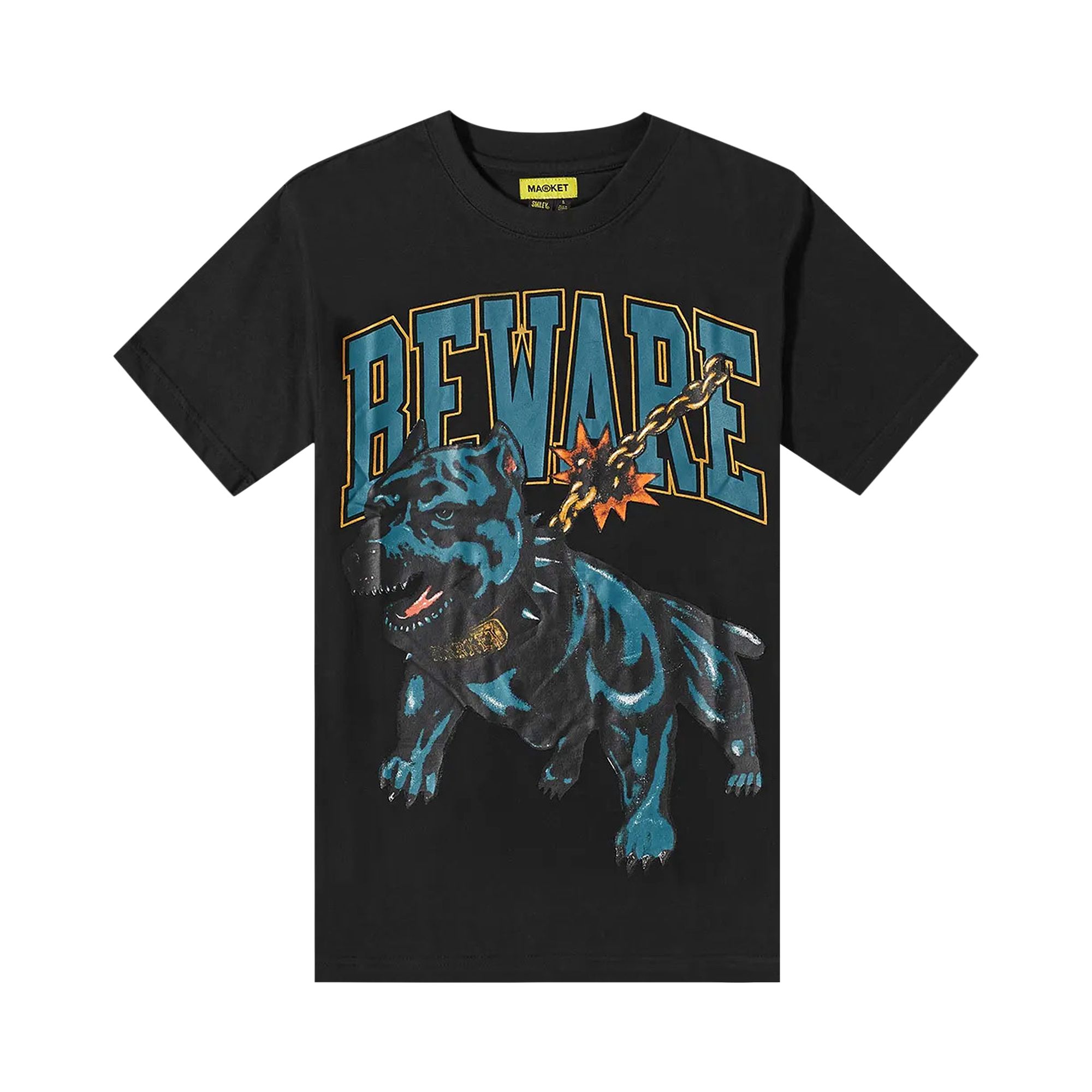 Pre-owned Market Beware Dog Washed Tee 'black' | Men's Size Xxl
