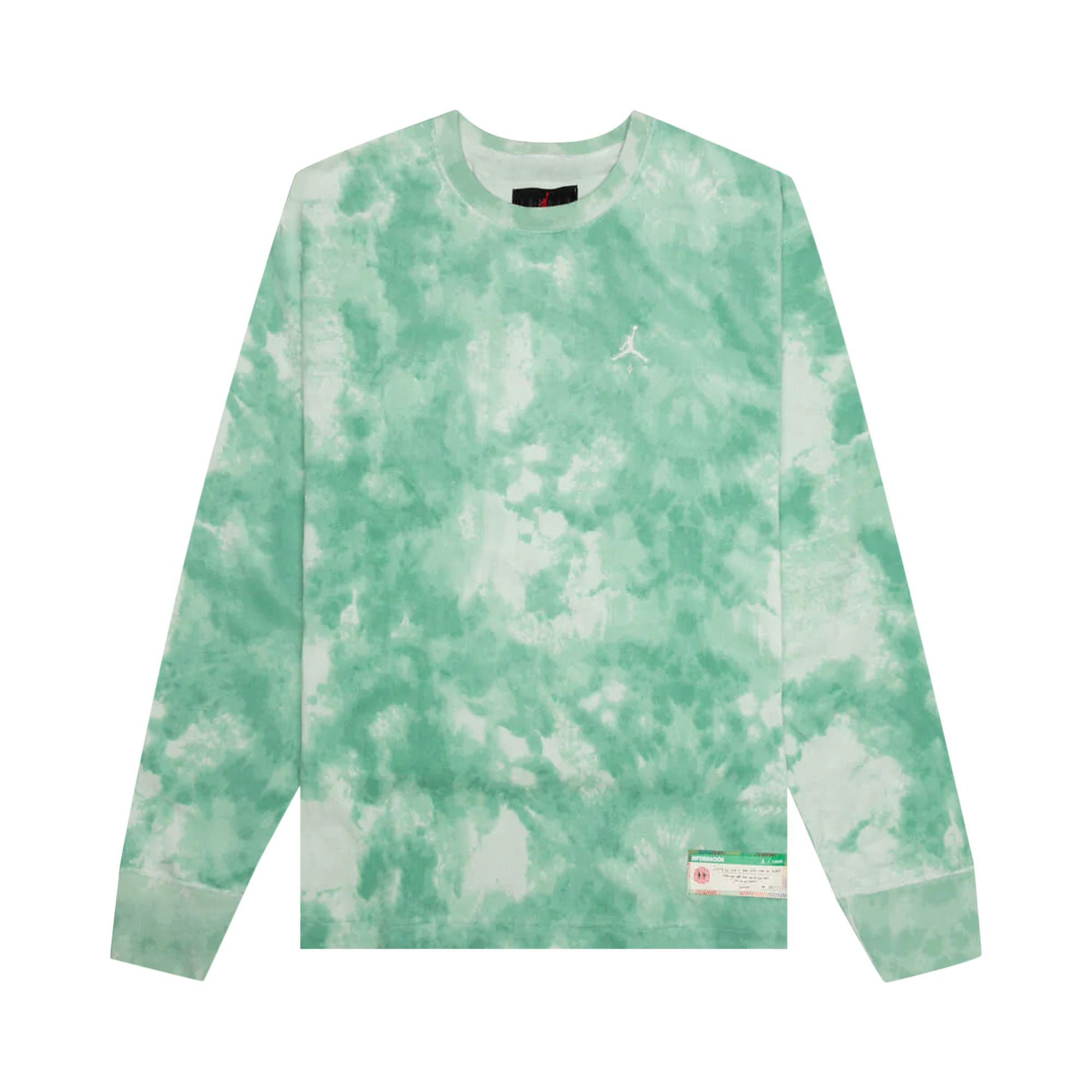 Air Jordan x J Balvin Long-Sleeve Tee 'Jade Aura/Enamel Green' | Men's Size XS