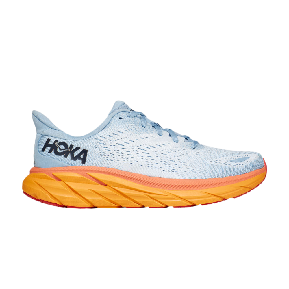 Pre-owned Hoka One One Wmns Clifton 8 'summer Song Ice Flow' In Blue