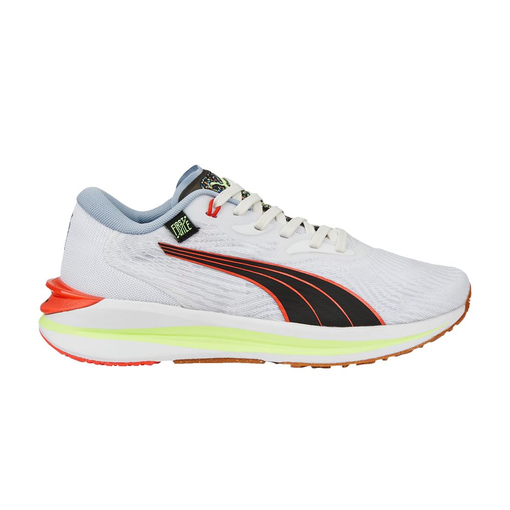 First Mile x Puma Wmns Electrify Nitro 2 'White Black Firelight' | Women's Size 9.5 - 376895-01