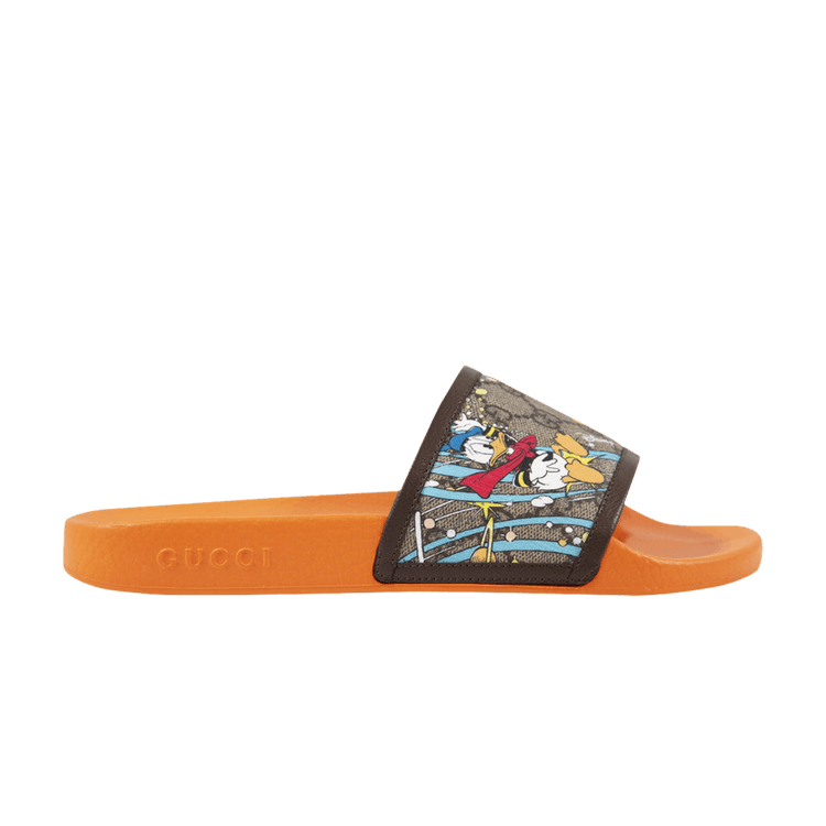 Buy Disney x Gucci Pool Slide Pursuit Donald Duck 647952 2M130 8962 GOAT