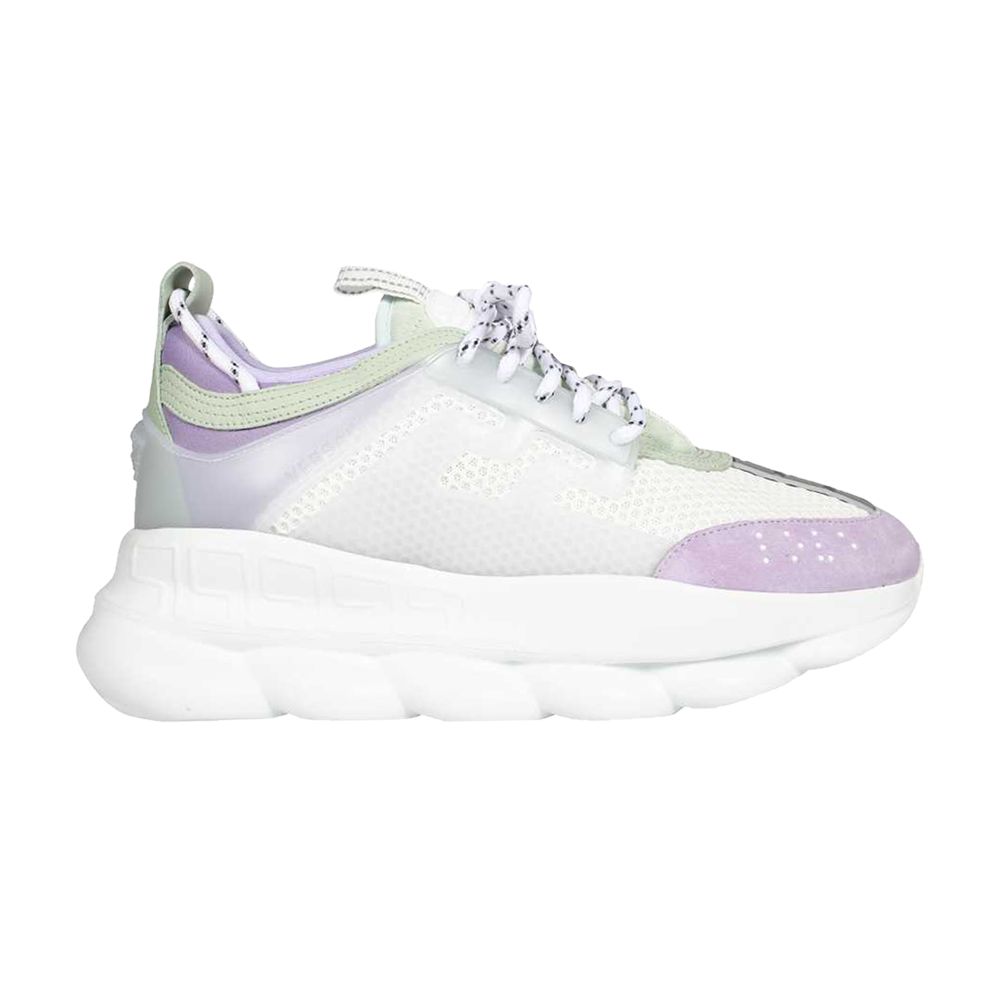 Pre-owned Versace Chain Reaction 'white Orchid' | Men's Size 45