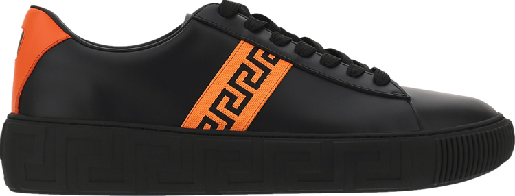 Versace Greca Sneaker 'Black Neon Orange'