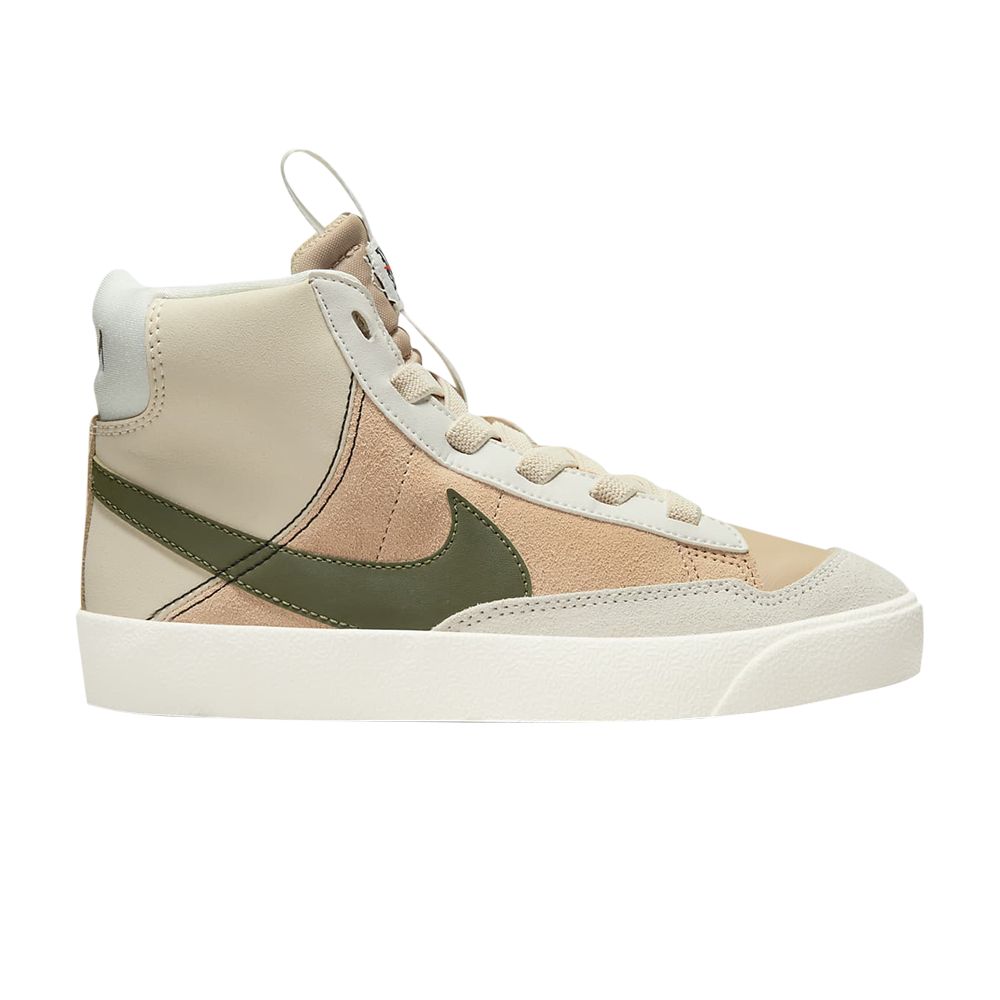 Pre-owned Nike Blazer Mid '77 Se Ps 'dance - Sanddrift Medium Olive' | Brown | Kid's Size 13