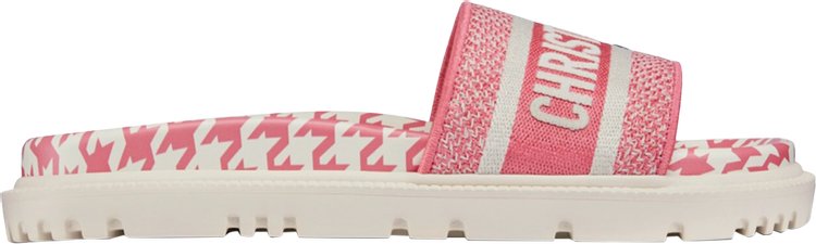 Dior Wmns DWay Slide 'Houndstooth - Peony'