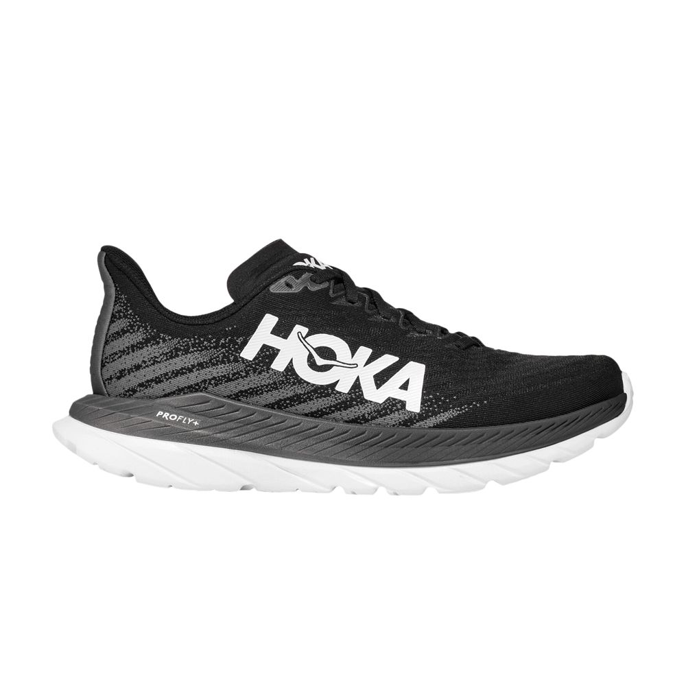 Pre-owned Hoka One One Wmns Mach 5 'black Castlerock'