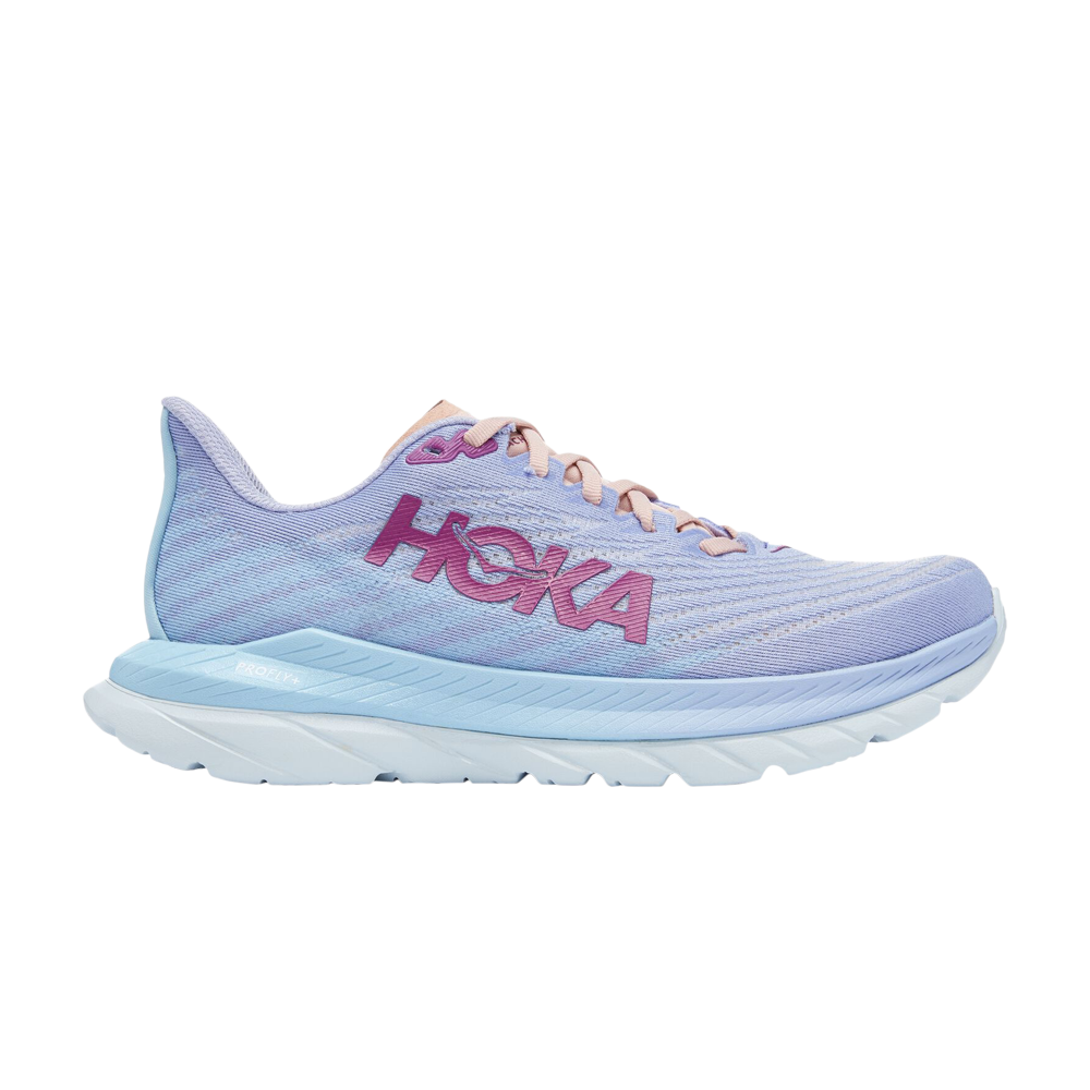 Pre-owned Hoka One One Wmns Mach 5 'baby Lavender' In Purple
