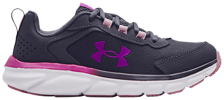 Under Armour Assert 9 AC GS Tempered Steel Pink Fog