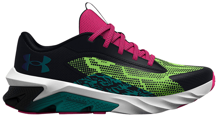 Under Armour Scramjet 4 Wild GS Black Quirky Lime
