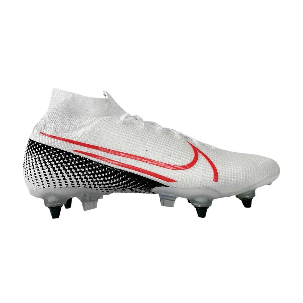 Pre-owned Nike Mercurial Superfly 7 Elite Sg Pro Ac 'white Laser Crimson'