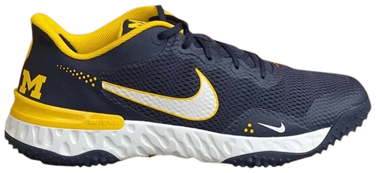 Nike Alpha Huarache Elite 3 Turf Michigan