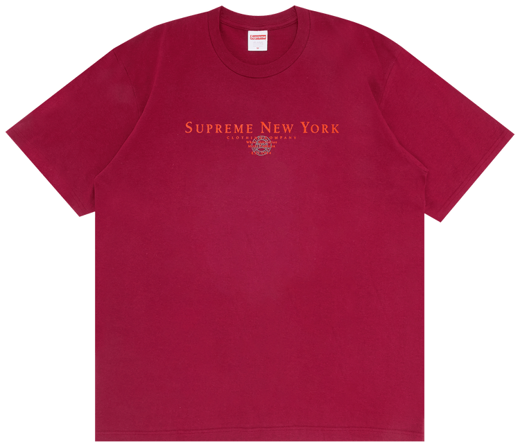 Buy Supreme Tradition Tee 'Cardinal' - FW22T62 CARDINAL | GOAT