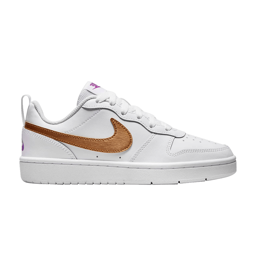 nike court borough white gold