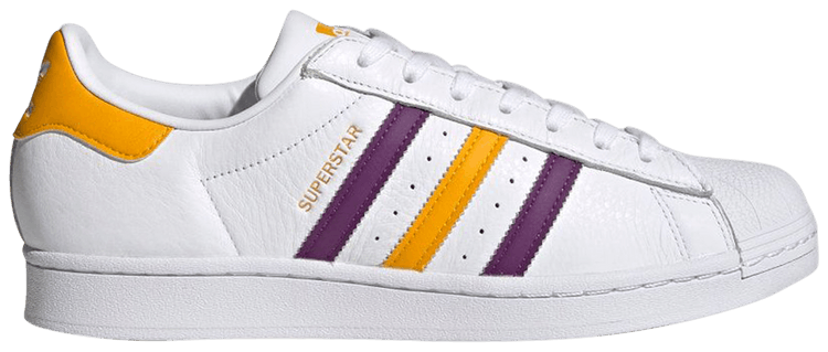 Adidas Superstar White Gold Purple