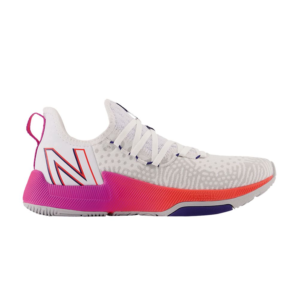 Pre-owned New Balance Wmns Fuelcell Trainer 'white Magenta Pop' | Women's Size 5.5