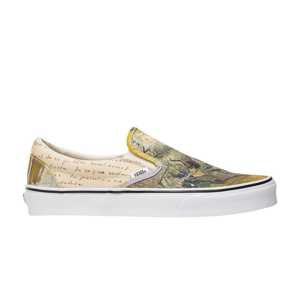 Vans Vincent Van Gogh x Slip-On 'Skull' | Yellow | Men's Size 11.5