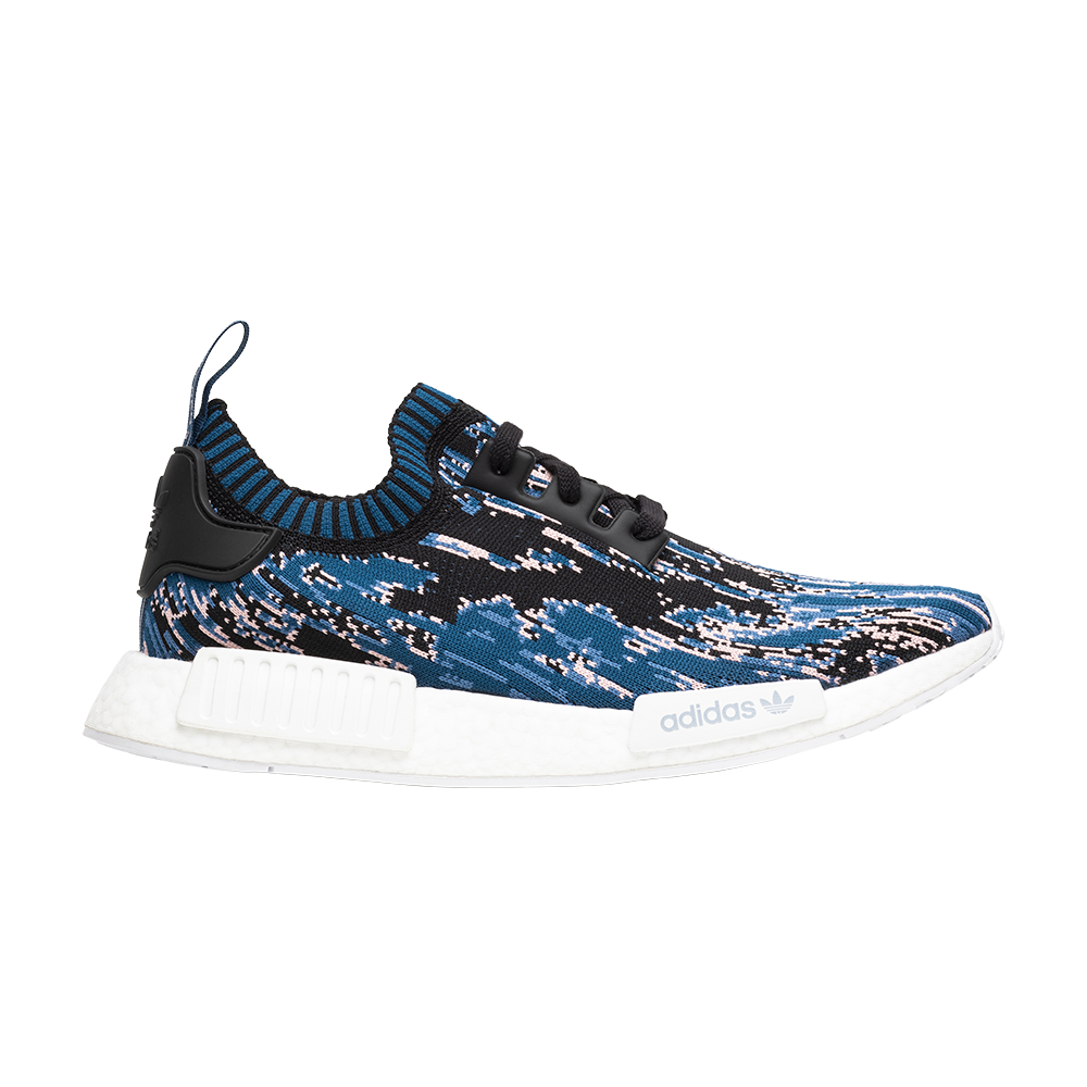 Pre-owned Adidas Originals Sneakersnstuff X Nmd_r1 Primeknit 'datamosh 2.0' In Blue