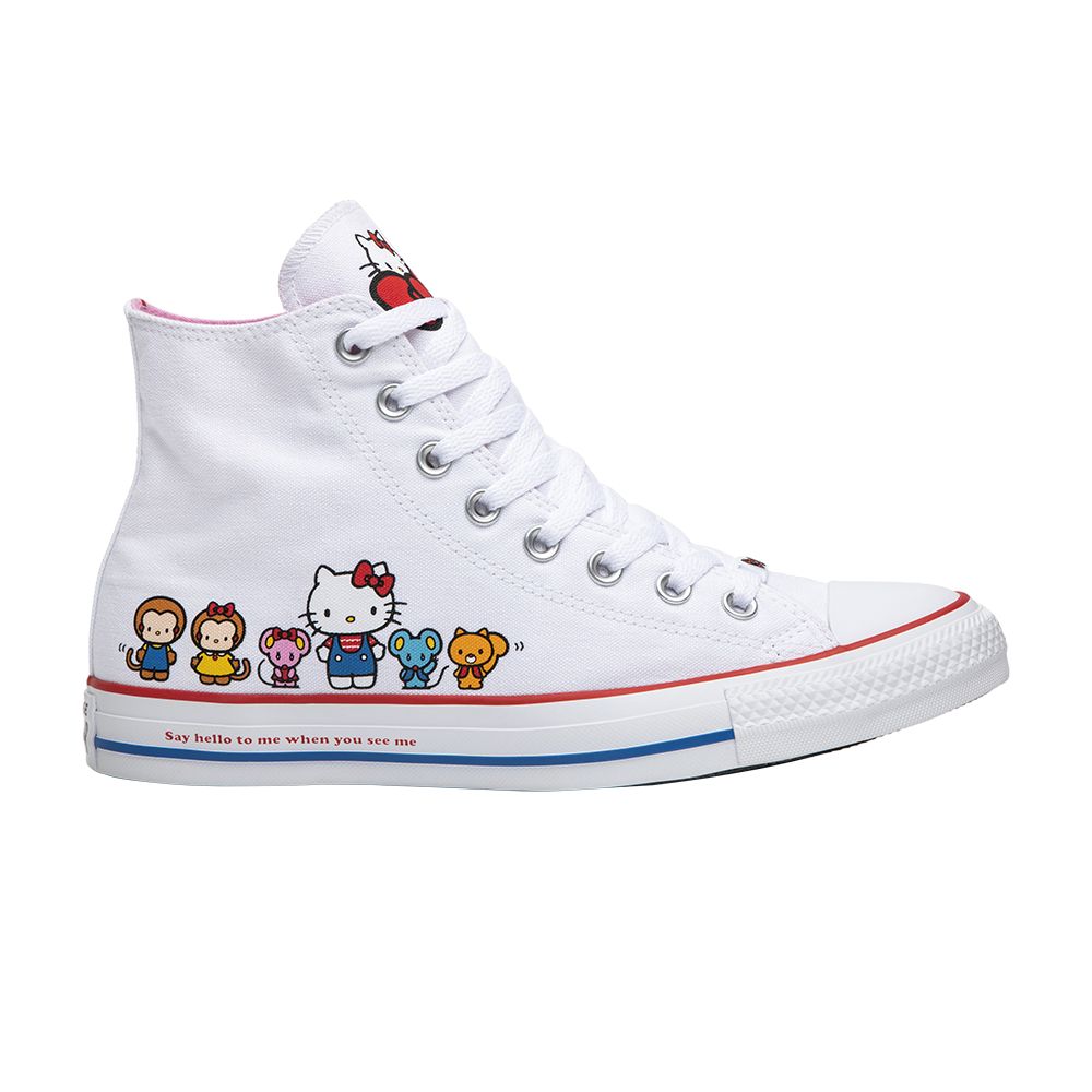 Converse Hello Kitty x Chuck Taylor All Star Canvas Hi 'White' | Men's Size 6